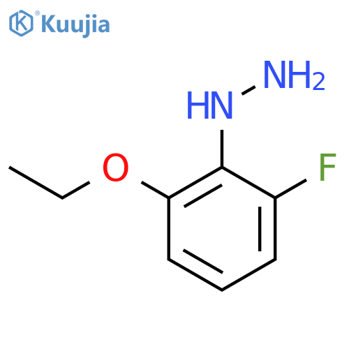 2-Ethoxy-6-fluorophenylhydrazine structure