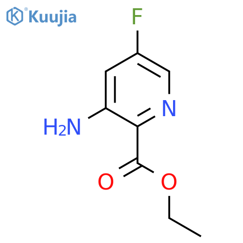 Ethyl 3-amino-5-fluoropicolinate structure