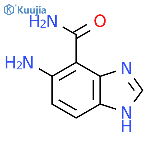 6-Amino-1H-benzimidazole-7-carboxamide structure