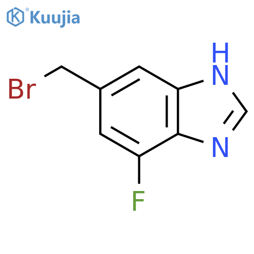 6-Bromomethyl-4-fluoro-1H-benzimidazole structure