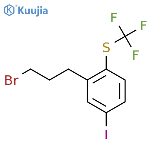 1-(3-Bromopropyl)-5-iodo-2-(trifluoromethylthio)benzene structure