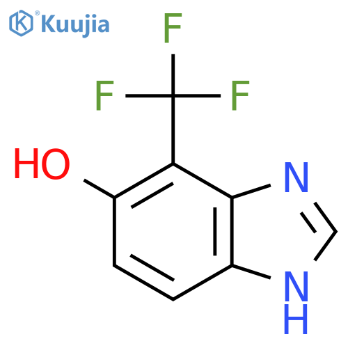 6-Hydroxy-7-trifluoromethyl-1H-benzimidazole structure