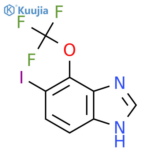 6-Iodo-7-trifluoromethoxy-1H-benzimidazole structure
