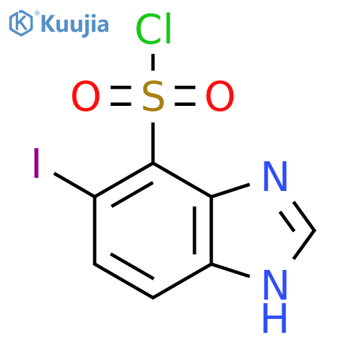 5-Iodo-1H-benzimidazole-4-sulfonyl chloride structure