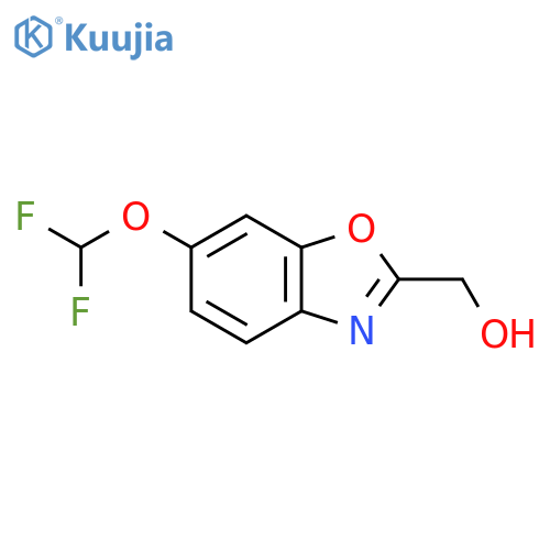 6-(Difluoromethoxy)benzo[d]oxazole-2-methanol structure