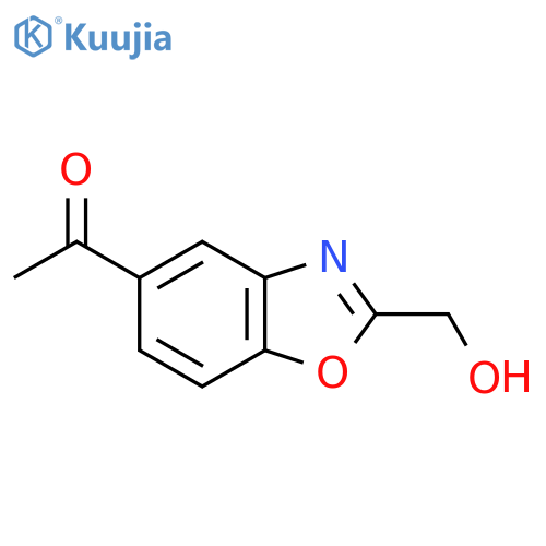 5-Acetyl-2-(hydroxymethyl)benzo[d]oxazole structure