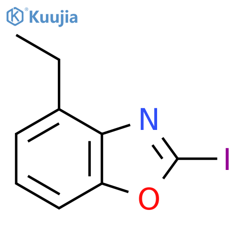 4-Ethyl-2-iodobenzo[d]oxazole structure