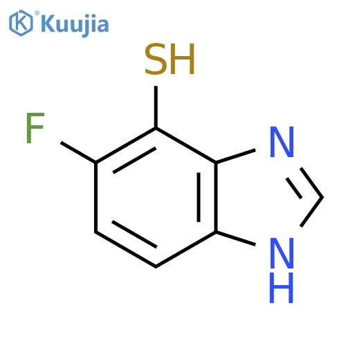6-Fluoro-7-mercapto-1H-benzimidazole structure