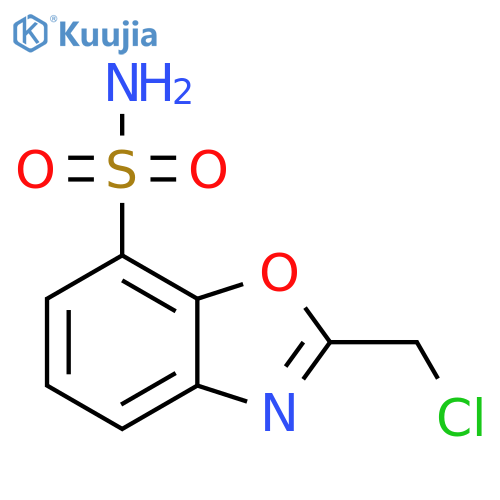 2-(Chloromethyl)benzo[d]oxazole-7-sulfonamide structure