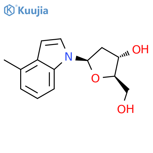 1-(2-Deoxy-b-D-ribofuranosyl)-4-methylindole structure