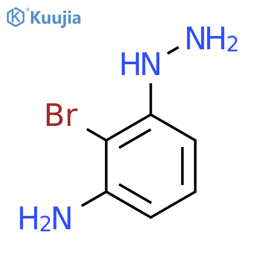 3-Amino-2-bromophenylhydrazine structure