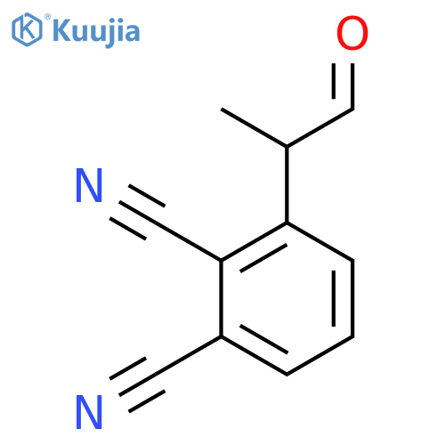 2,3-Dicyanophenylpropanal structure
