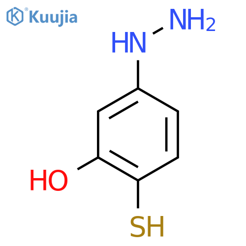 3-Hydroxy-4-mercaptophenylhydrazine structure