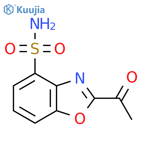 2-Acetylbenzo[d]oxazole-4-sulfonamide structure