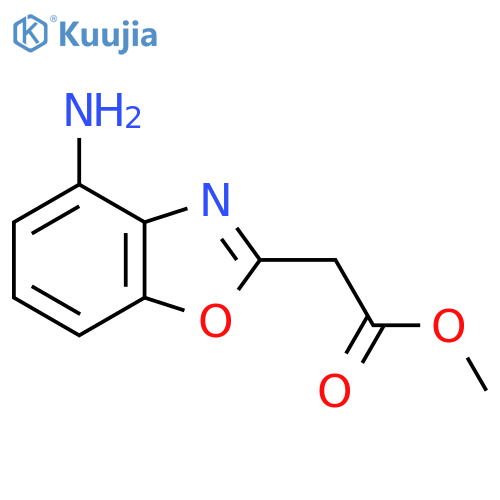 Methyl 4-aminobenzo[d]oxazole-2-acetate structure