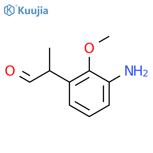 3-Amino-2-methoxyphenylpropanal structure