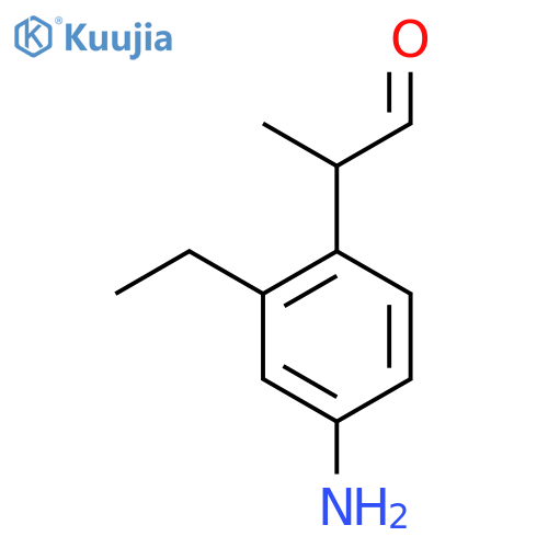 4-Amino-2-ethylphenylpropanal structure