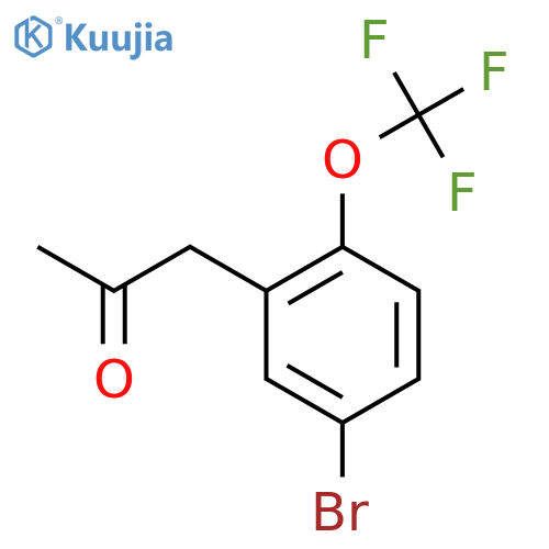1-(5-Bromo-2-(trifluoromethoxy)phenyl)propan-2-one structure