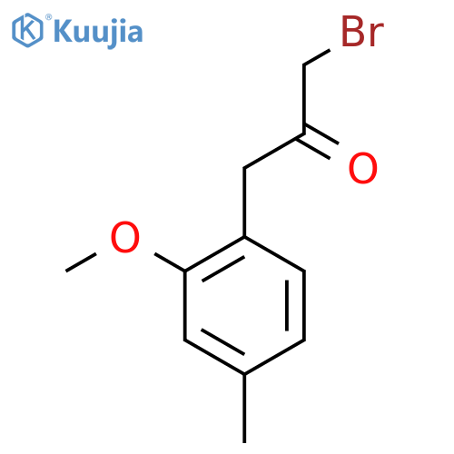 2-(3-Bromo-2-oxopropyl)-5-methylanisole structure