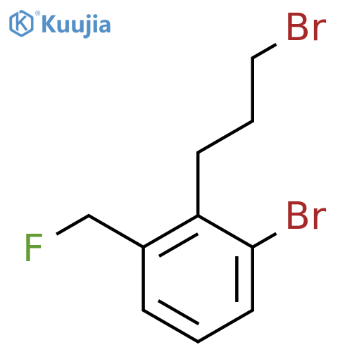 3-Bromo-2-(3-bromopropyl)benzyl fluoride structure