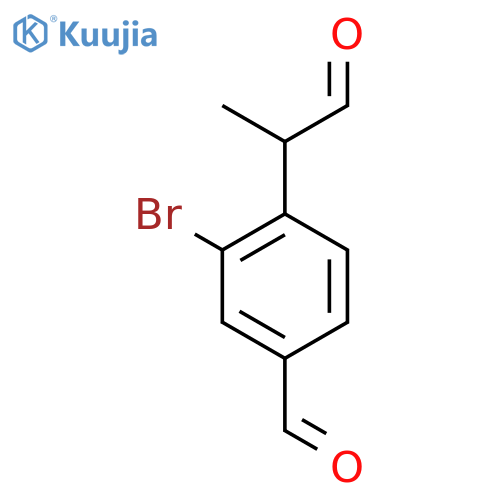 2-Bromo-4-formylphenylpropanal structure