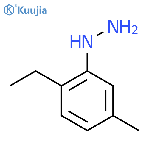 2-Ethyl-5-methylphenylhydrazine structure