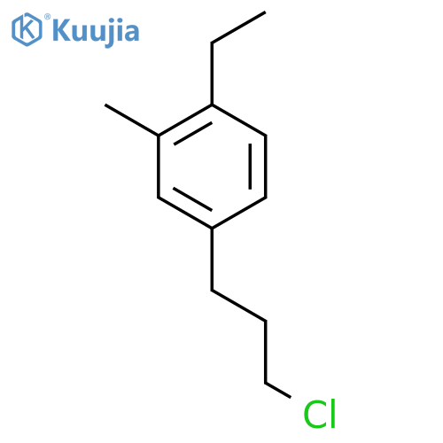 5-(3-Chloropropyl)-2-ethyltoluene structure