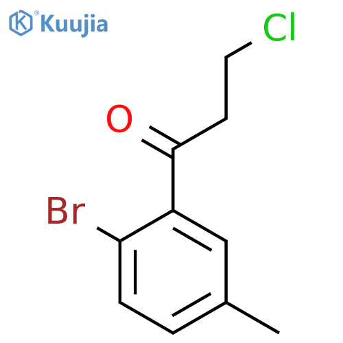 1-(2-Bromo-5-methylphenyl)-3-chloropropan-1-one structure