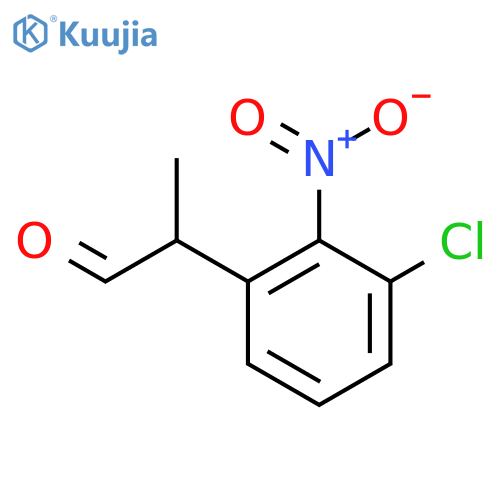 3-Chloro-2-nitrophenylpropanal structure