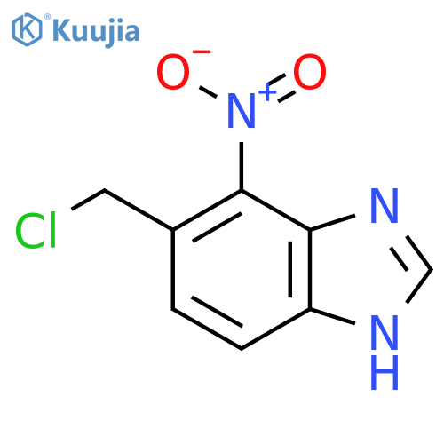 5-Chloromethyl-4-nitro-1H-benzimidazole structure