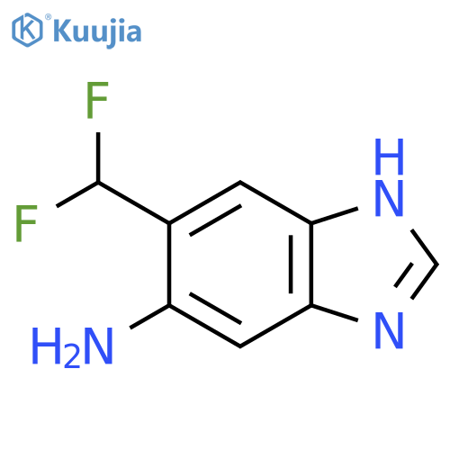 6-Amino-5-difluoromethyl-1H-benzimidazole structure