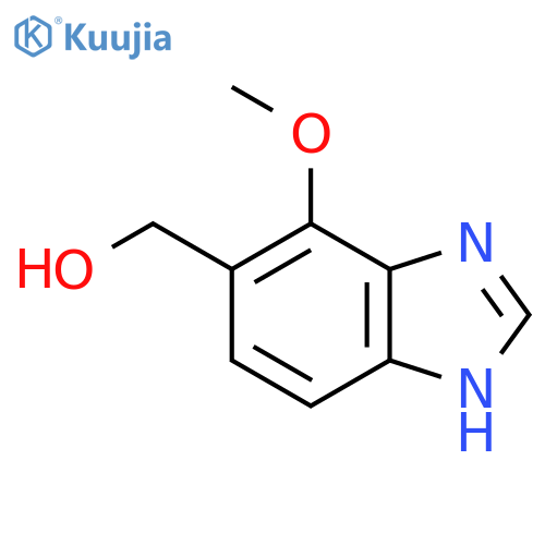 6-Hydroxymethyl-7-methoxy-1H-benzimidazole structure
