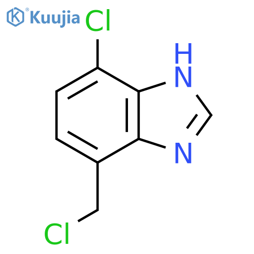 4-Chloro-7-chloromethyl-1H-benzimidazole structure