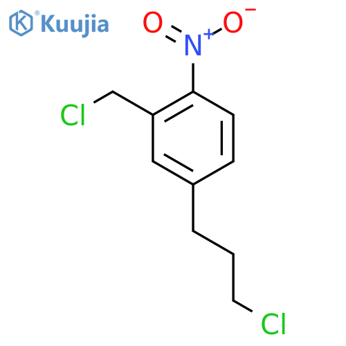 5-(3-Chloropropyl)-2-nitrobenzyl chloride structure