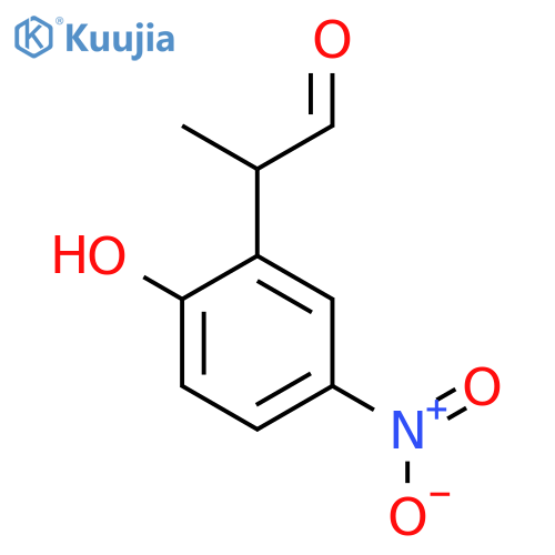 2-Hydroxy-5-nitrophenylpropanal structure
