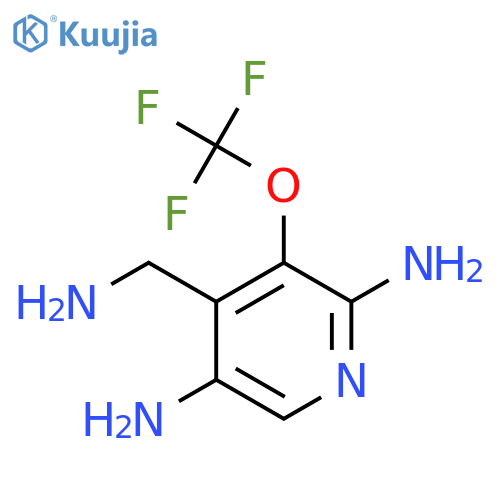 4-(Aminomethyl)-2,5-diamino-3-(trifluoromethoxy)pyridine structure