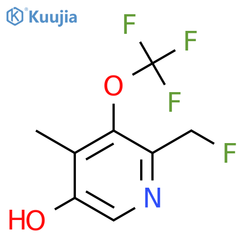 2-(Fluoromethyl)-5-hydroxy-4-methyl-3-(trifluoromethoxy)pyridine structure