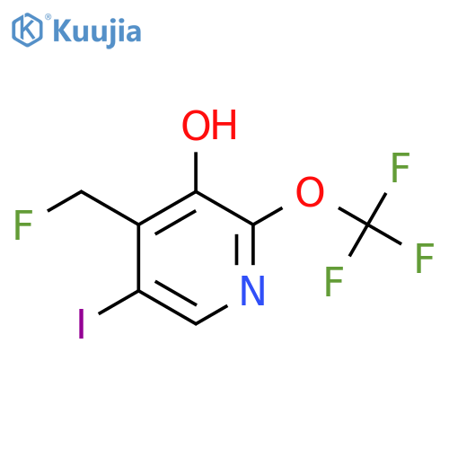4-(Fluoromethyl)-3-hydroxy-5-iodo-2-(trifluoromethoxy)pyridine structure