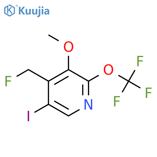 4-(Fluoromethyl)-5-iodo-3-methoxy-2-(trifluoromethoxy)pyridine structure