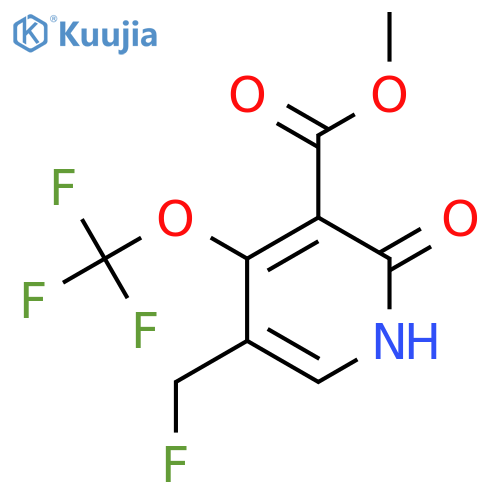 Methyl 5-(fluoromethyl)-2-hydroxy-4-(trifluoromethoxy)pyridine-3-carboxylate structure