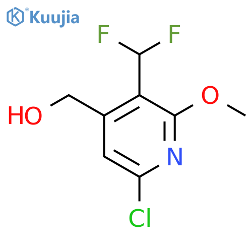 6-Chloro-3-(difluoromethyl)-2-methoxypyridine-4-methanol structure