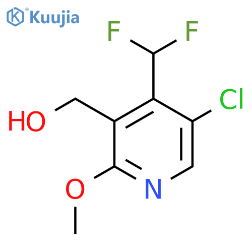 5-Chloro-4-(difluoromethyl)-2-methoxypyridine-3-methanol structure