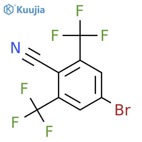 2,6-Bis(trifluoromethyl)-4-bromobenzonitrile structure