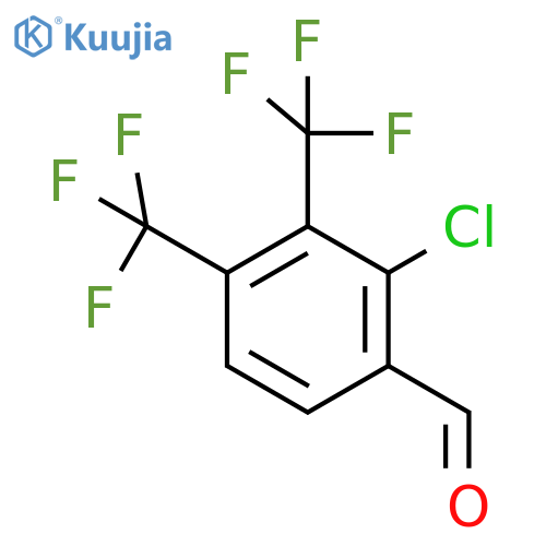 3,4-Bis(trifluoromethyl)-2-chlorobenzaldehyde structure
