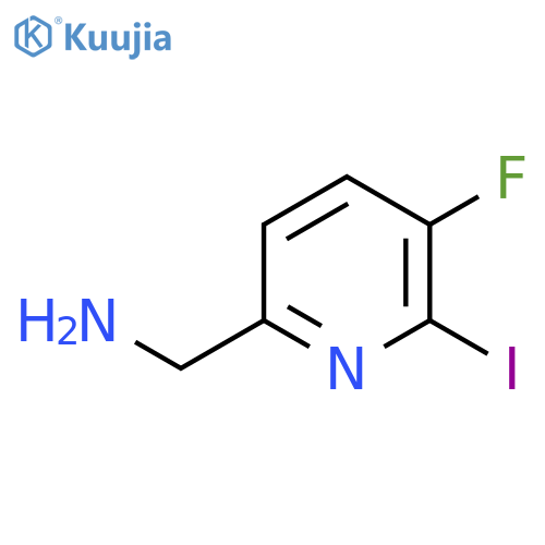 6-Aminomethyl-3-fluoro-2-iodopyridine structure