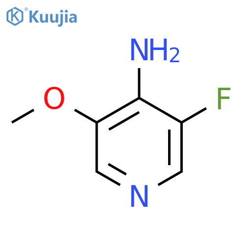 3-fluoro-5-methoxy-pyridin-4-amine structure