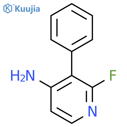 4-Amino-2-fluoro-3-phenylpyridine structure