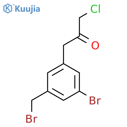 1-(3-Bromo-5-(bromomethyl)phenyl)-3-chloropropan-2-one structure