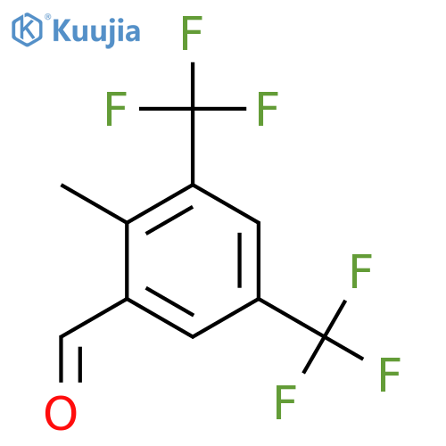 3,5-Bis(trifluoromethyl)-2-methylbenzaldehyde structure