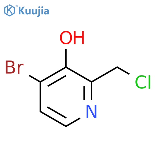 4-Bromo-2-chloromethyl-3-hydroxypyridine structure